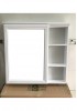 Meira Bathroom Wall Cabinet 60W with Shelf 